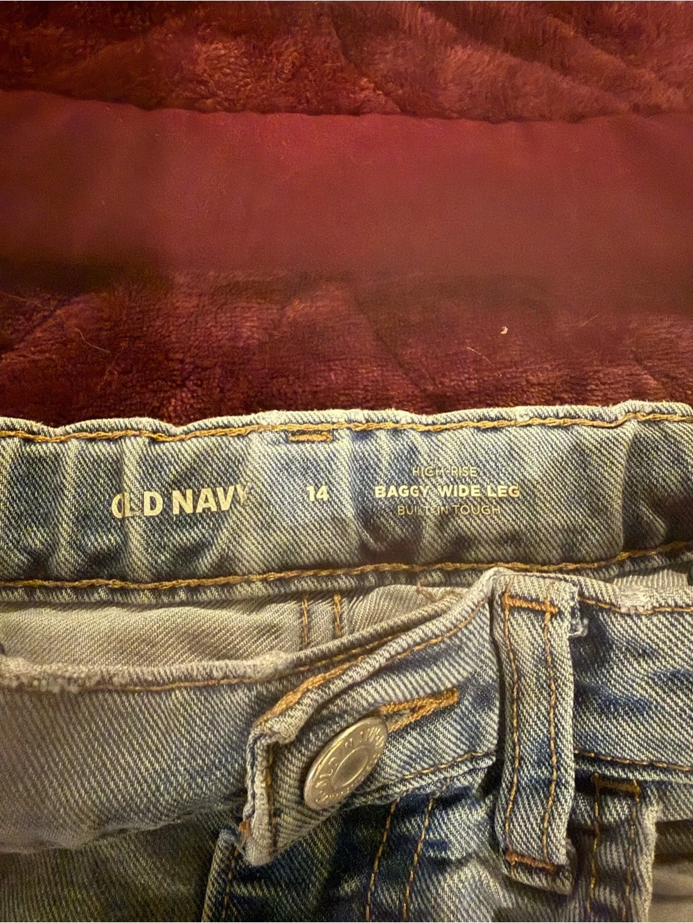 Old Navy Light Wash Kids Straight-Leg Jeans